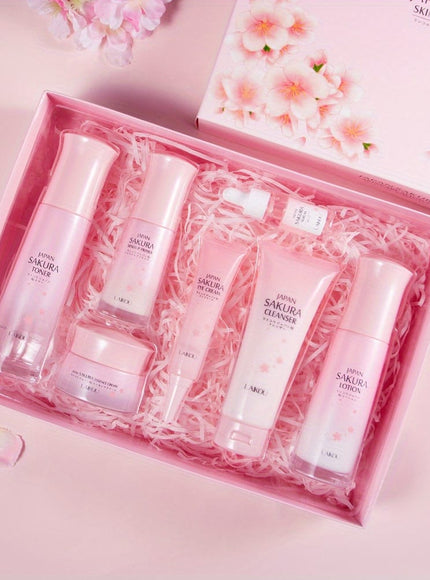 KissICON 7pcs/set [KissIcon] Sakura Gift Set - Moisturizing Hydration