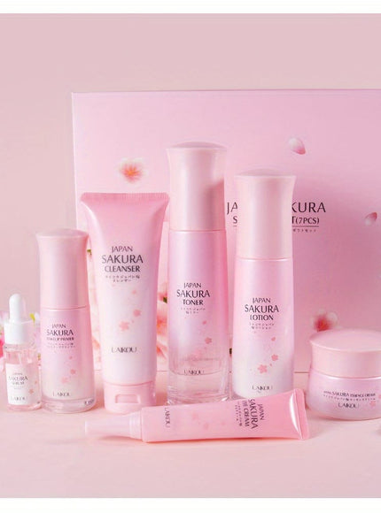 KissICON 7pcs/set [KissIcon] Sakura Gift Set - Moisturizing Hydration