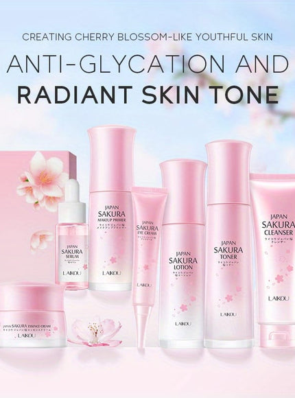 KissICON 7pcs/set [KissIcon] Sakura Gift Set - Moisturizing Hydration