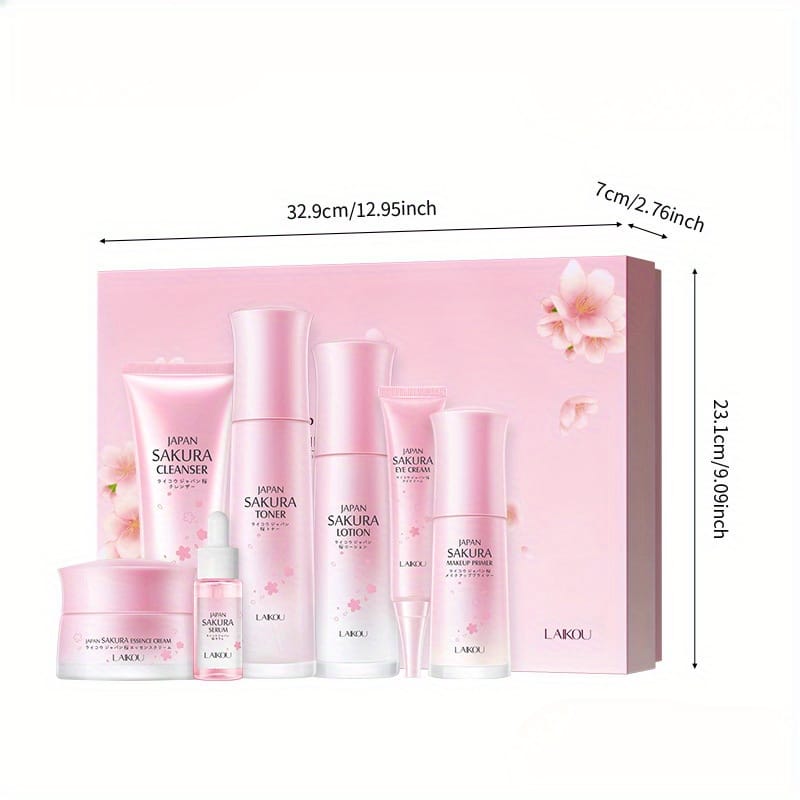 KissICON 7pcs/set [KissIcon] Sakura Gift Set - Moisturizing Hydration