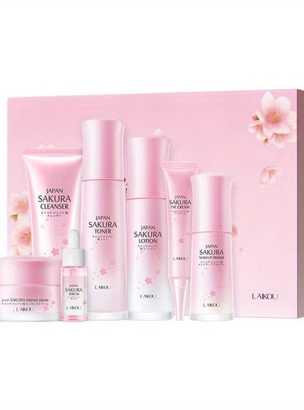 KissICON 7pcs/set [KissIcon] Sakura Gift Set - Moisturizing Hydration
