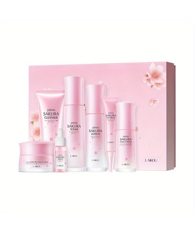 KissICON 7pcs/set [KissIcon] Sakura Gift Set - Moisturizing Hydration