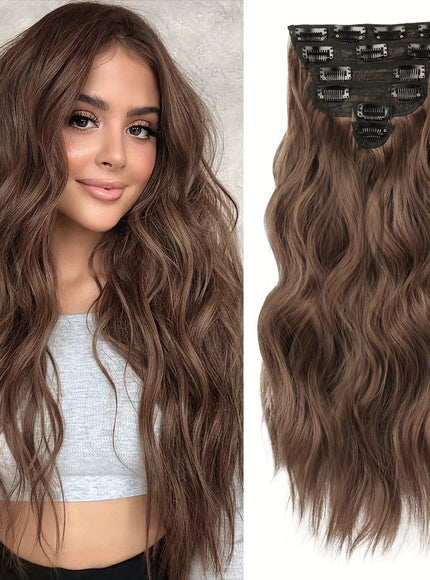 KissICON 8# / 20inch KissIcon 20 Inch Thick Curly Clip Hair Extensions
