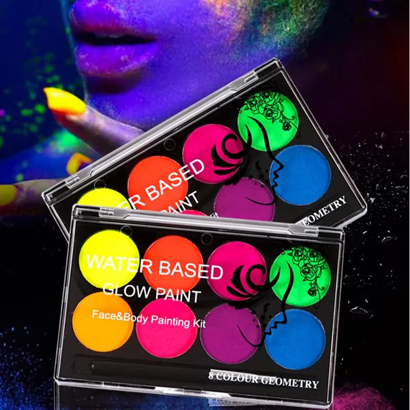 KissICON 8007 Halloween oil painting, body painting, body and face painting, ointment, drama makeup, children's dance, cosplay performance