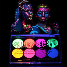 KissICON 8007 Halloween oil painting, body painting, body and face painting, ointment, drama makeup, children's dance, cosplay performance