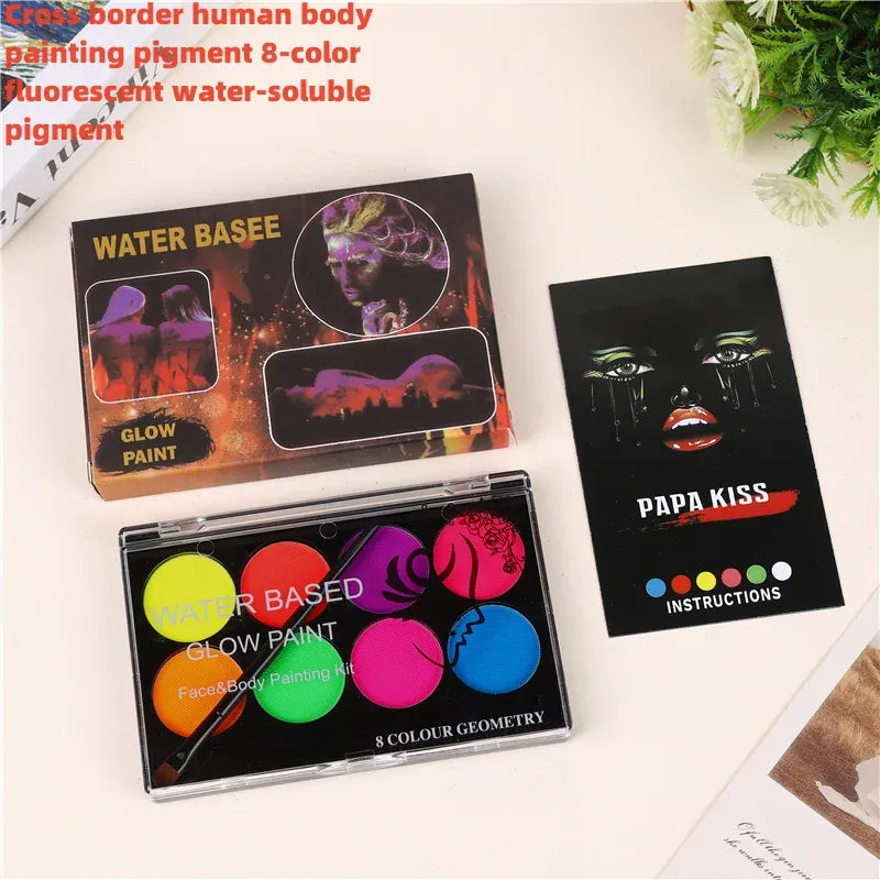 KissICON 8007 Halloween oil painting, body painting, body and face painting, ointment, drama makeup, children's dance, cosplay performance