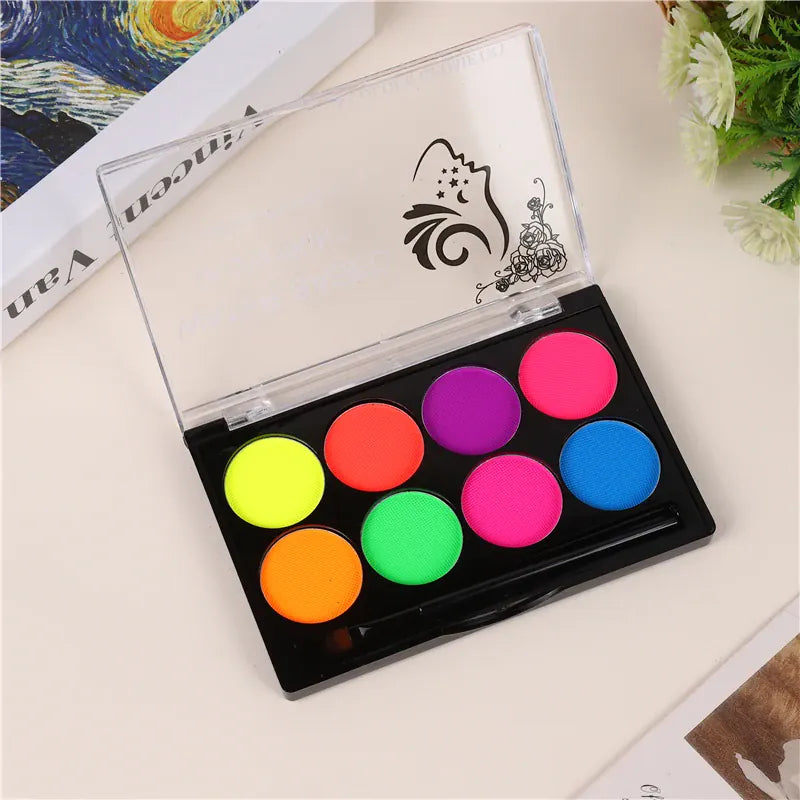 KissICON 8007 Halloween oil painting, body painting, body and face painting, ointment, drama makeup, children's dance, cosplay performance