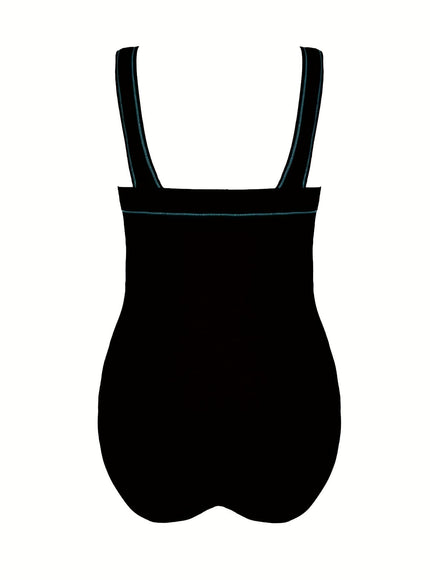 Ivedo Women's Curve High-waisted One-piece Swimsuit