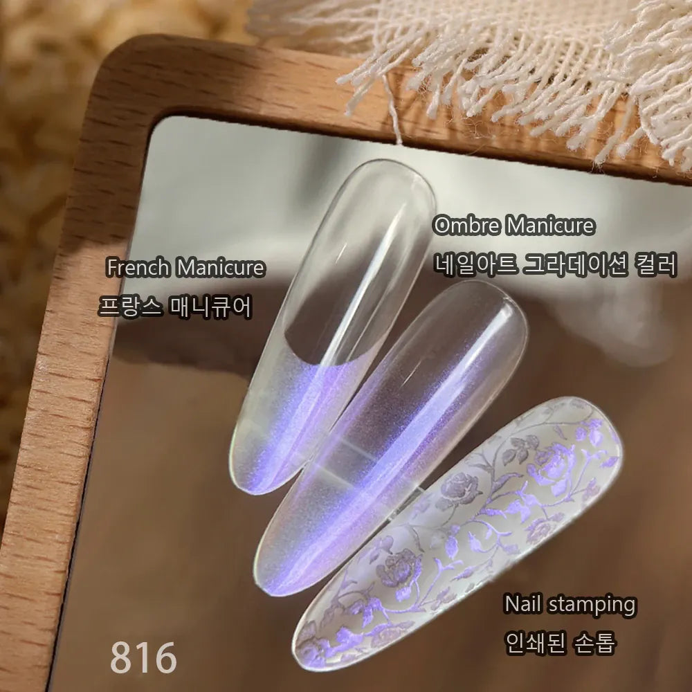 KissICON 816 [KissIcon] Nail Stamping Polish Plaster Effect - 3D