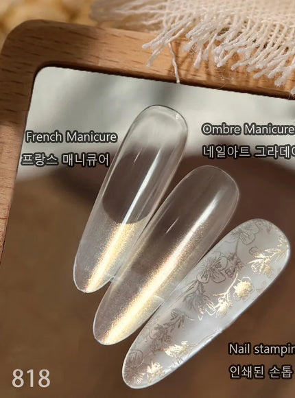 KissICON 818 [KissIcon] Nail Stamping Polish Plaster Effect - 3D