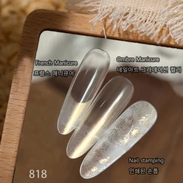 KissICON 818 [KissIcon] Nail Stamping Polish Plaster Effect - 3D