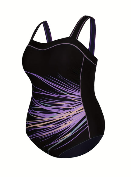 Ivedo Women's Curve High-waisted One-piece Swimsuit