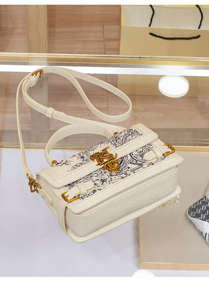KissICON 8545 white / 21.5-7.5-14cm Women's Handbag – High-end Texture Designer
