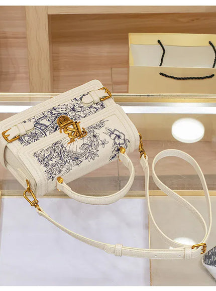 KissICON 8545 white / 21.5-7.5-14cm Women's Handbag – High-end Texture Designer