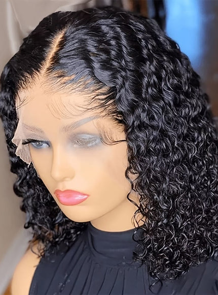 Kissicon Lace Front Deep Wave Bob