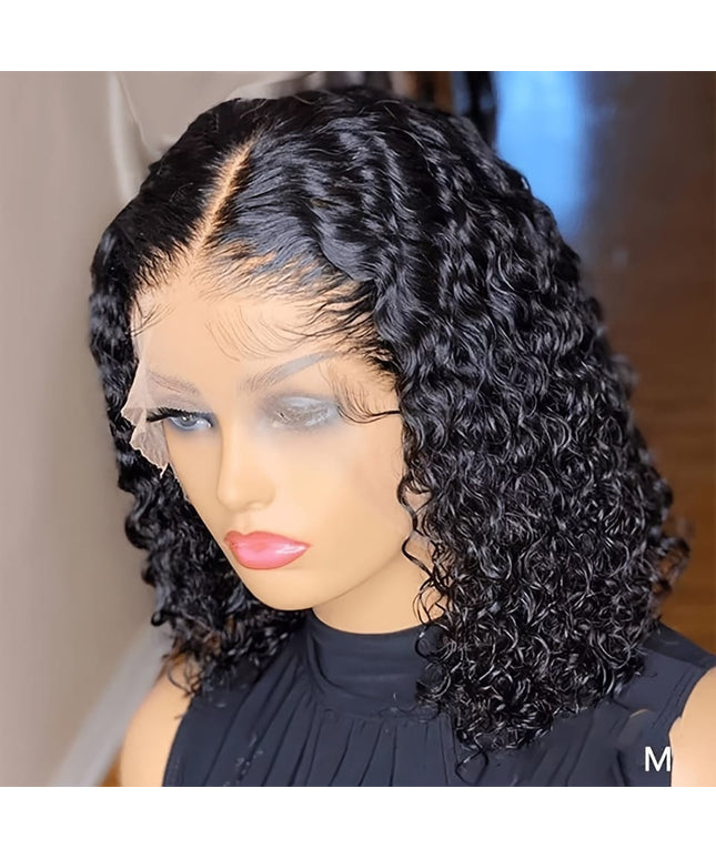 Kissicon Lace Front Deep Wave Bob