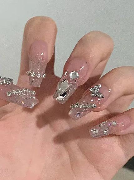 KissICON 86 KissIcon Press On Nails 24Pcs Gel Butterfly -