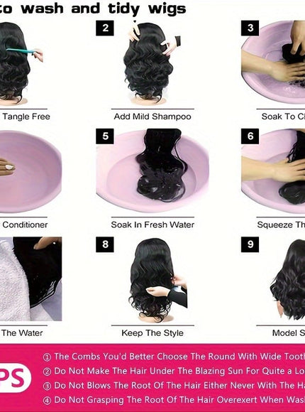 Kissicon Human Hair Bob Wig Bangs