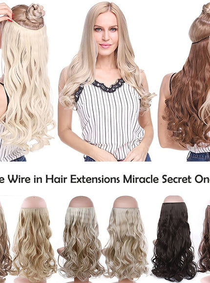 Kissicon Hair Extensions Hidden Wire Secure