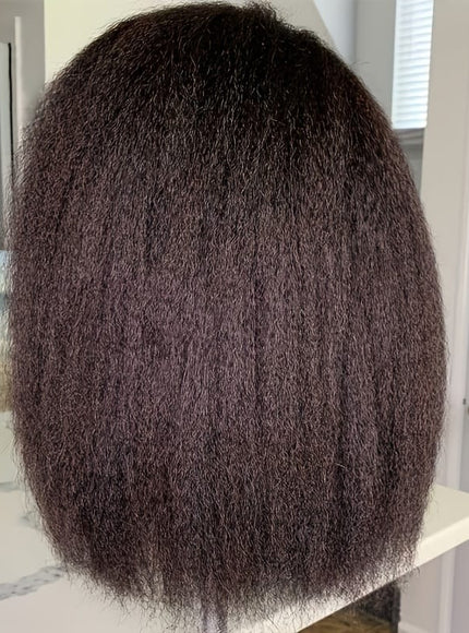 Kinky Straight Bob Wig 13x4 Lace