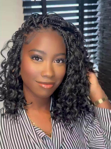 KissIcon Deep Wave Bulk Hair 50g Braiding Extensions
