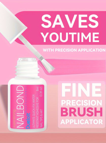 KissICON 8g 💋Dueloit Nail Bond Glue 8ml Bottle - Waterproof