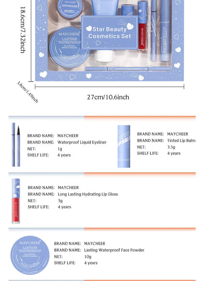 KissICON 8pcs a set KissIcon All In One Makeup Set - 8PC