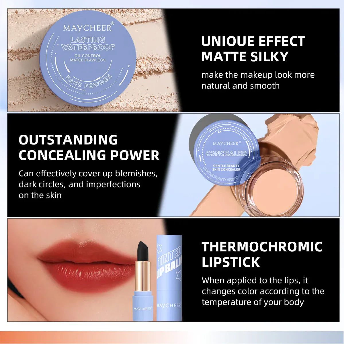 KissICON 8pcs a set KissIcon All In One Makeup Set - 8PC