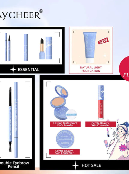 KissICON 8pcs a set KissIcon All In One Makeup Set - 8PC