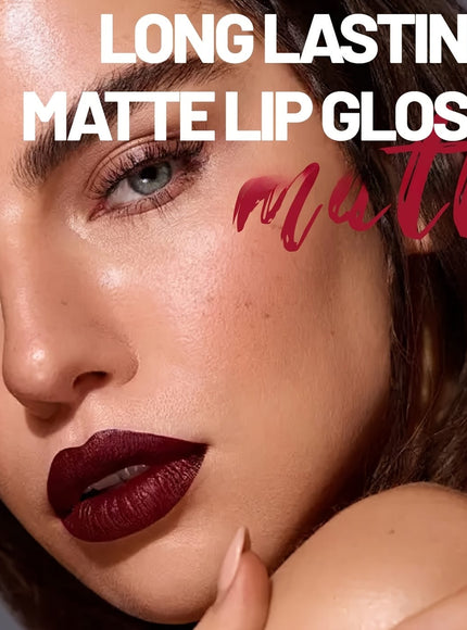 KissICON 8pcs Matte Velvet Liquid Lipstick Set – Nonstick