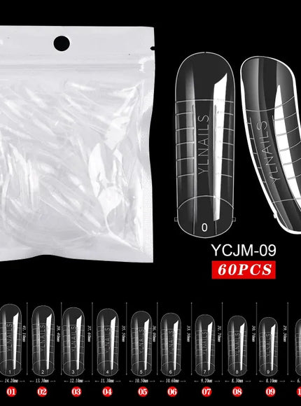 KissICON 9 KissIcon 60Pcs False Nail Tips Acrylic Gel -