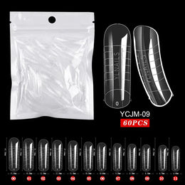 KissICON 9 KissIcon 60Pcs False Nail Tips Acrylic Gel -