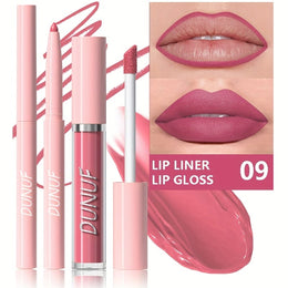KissICON 9# KissIcon Matte Lip Set Lipstick Lipliner - Waterproof