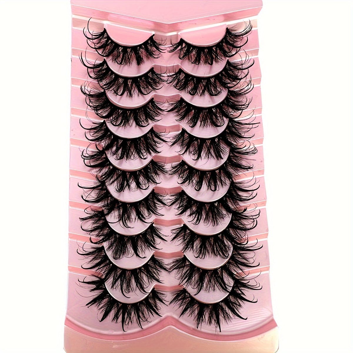 KissICON 9 Pairs DT02-8 Kiss Icon Luxurious Wispy Fox Eye Lashes -