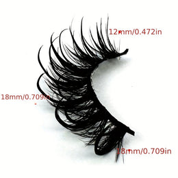 KissICON 9 Pairs DT02-8 Kiss Icon Luxurious Wispy Fox Eye Lashes -