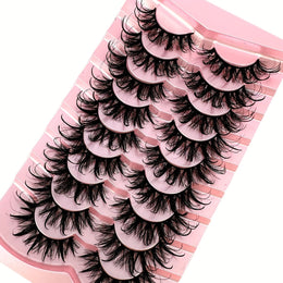 KissICON 9 Pairs DT02-8 Kiss Icon Luxurious Wispy Fox Eye Lashes -