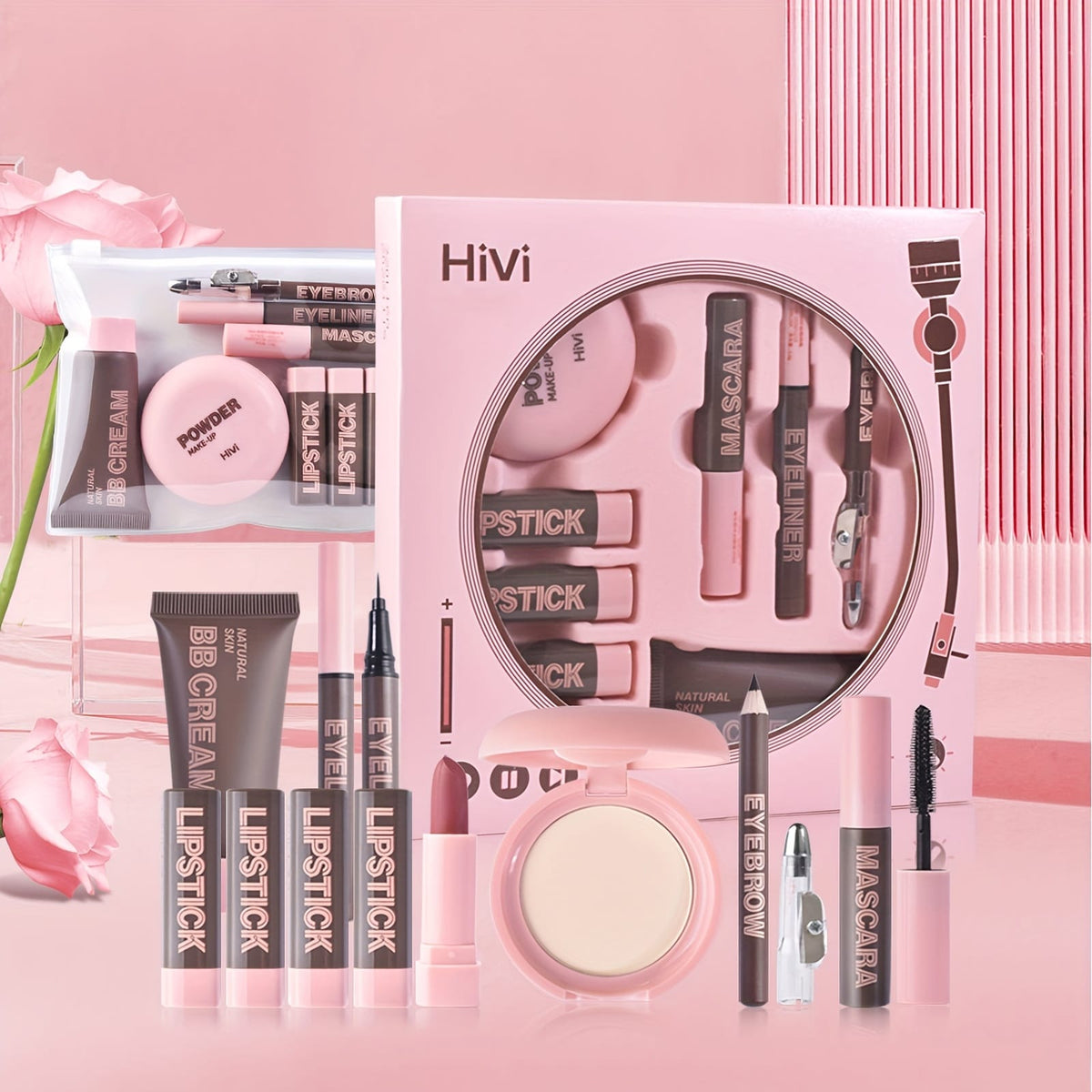 KissICON 9 pieces/box Gift Box – 9piece Makeup