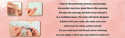 KissICON 90 Sheets KissIcon 4500pcs Flowers Nail Stickers Kit - Self