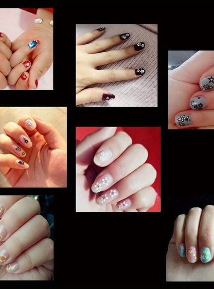 KissICON 90 Sheets KissIcon 4500pcs Flowers Nail Stickers Kit - Self