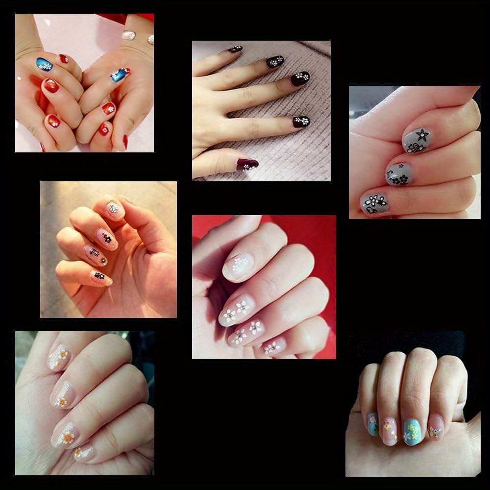 KissICON 90 Sheets KissIcon 4500pcs Flowers Nail Stickers Kit - Self