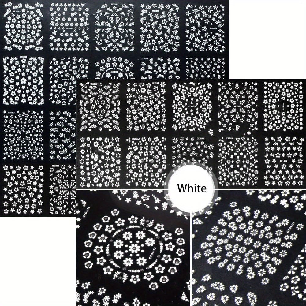 KissICON 90 Sheets KissIcon 4500pcs Flowers Nail Stickers Kit - Self