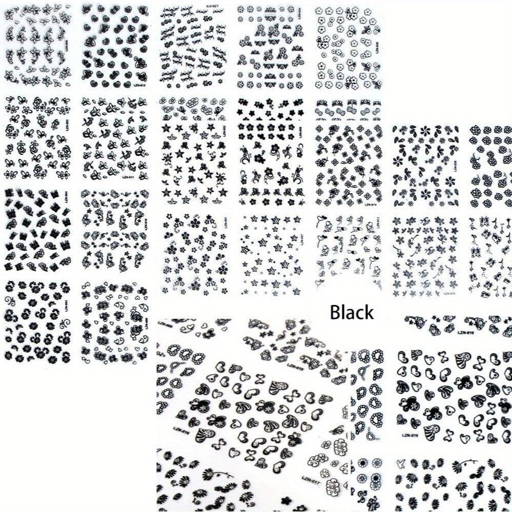KissICON 90 Sheets KissIcon 4500pcs Flowers Nail Stickers Kit - Self