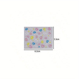 KissICON 90 Sheets KissIcon Floral Nail Stickers 4500Pcs - Self-Adhesive Glossy