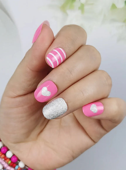 KissICON 924 Kiss Icon Kids Press On Nails Preglue Glitter