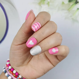 KissICON 924 Kiss Icon Kids Press On Nails Preglue Glitter