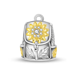 KissICON 925 Pure Summer Fruit Handbag Pendant Hanging Bead Suitable for Original Pandora Bracelet Women DIY Exquisite Gift