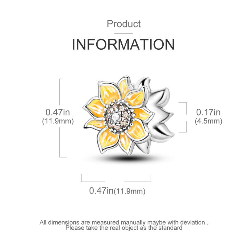 KissICON 925 Silver Gemstone Universe Starry Sky Flower Gold Bead Pendant Suitable For Pan 925 Original Bracelet Diy Jewelry