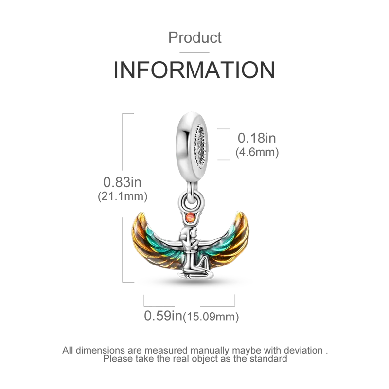 KissICON 925 Silver Gemstone Universe Starry Sky Flower Gold Bead Pendant Suitable For Pan 925 Original Bracelet Diy Jewelry