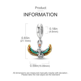 KissICON 925 Silver Gemstone Universe Starry Sky Flower Gold Bead Pendant Suitable For Pan 925 Original Bracelet Diy Jewelry