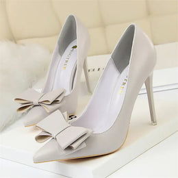 KissICON 9511-18 Gray / 43 / CHINA Fashion Sweet Women High Heel Shoes Blue Yellow